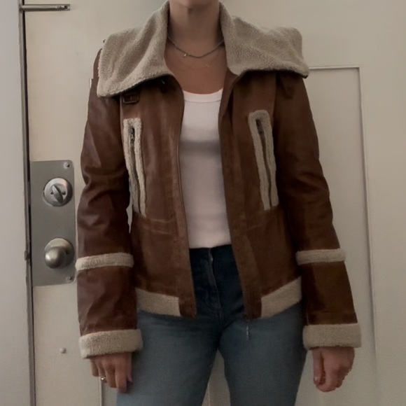 Vintage Guess Faux Leather Jacket 
Size M - Picture 2 of 8